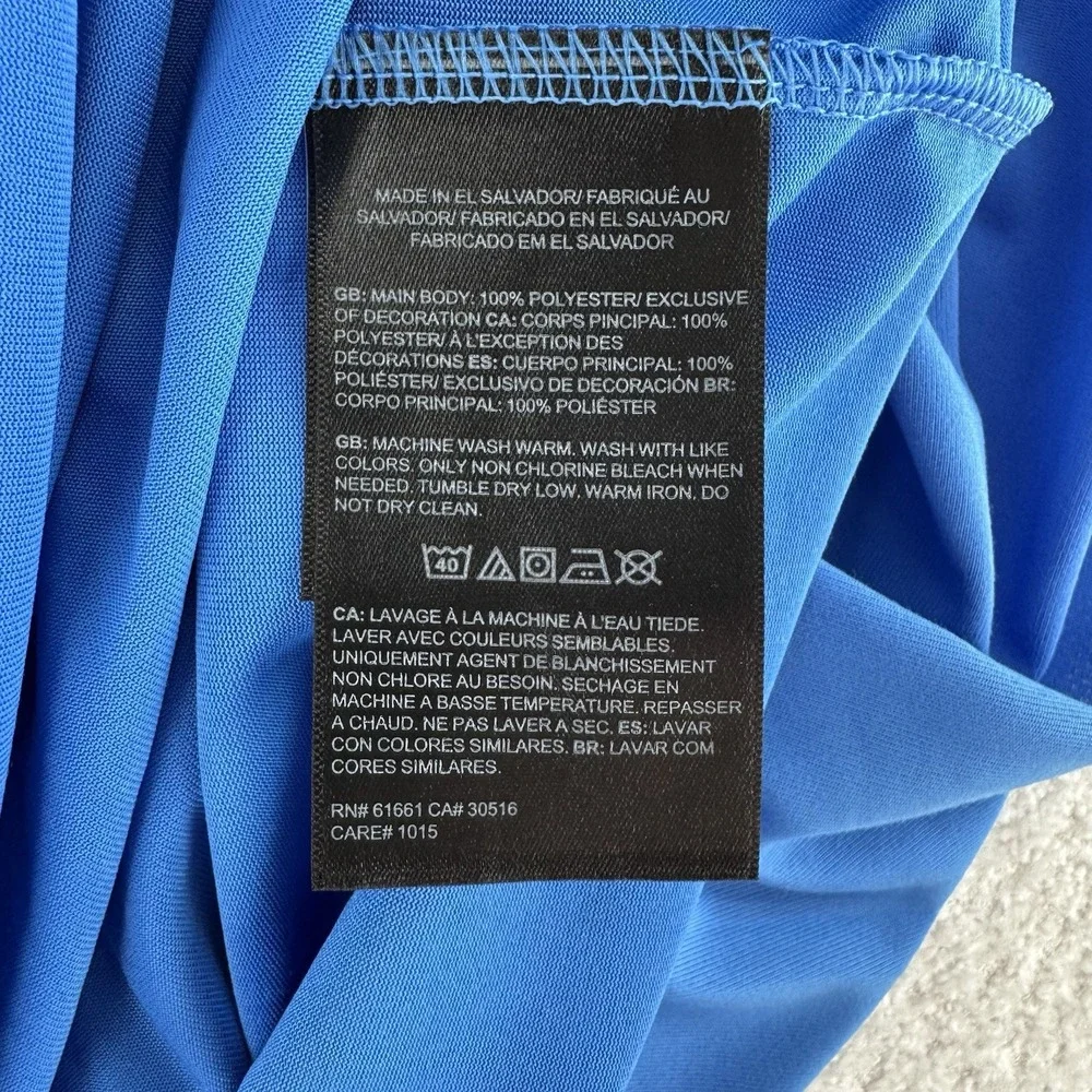 The North Face Elevation FlashDry Mens T Shirt XXL Sonic Blue